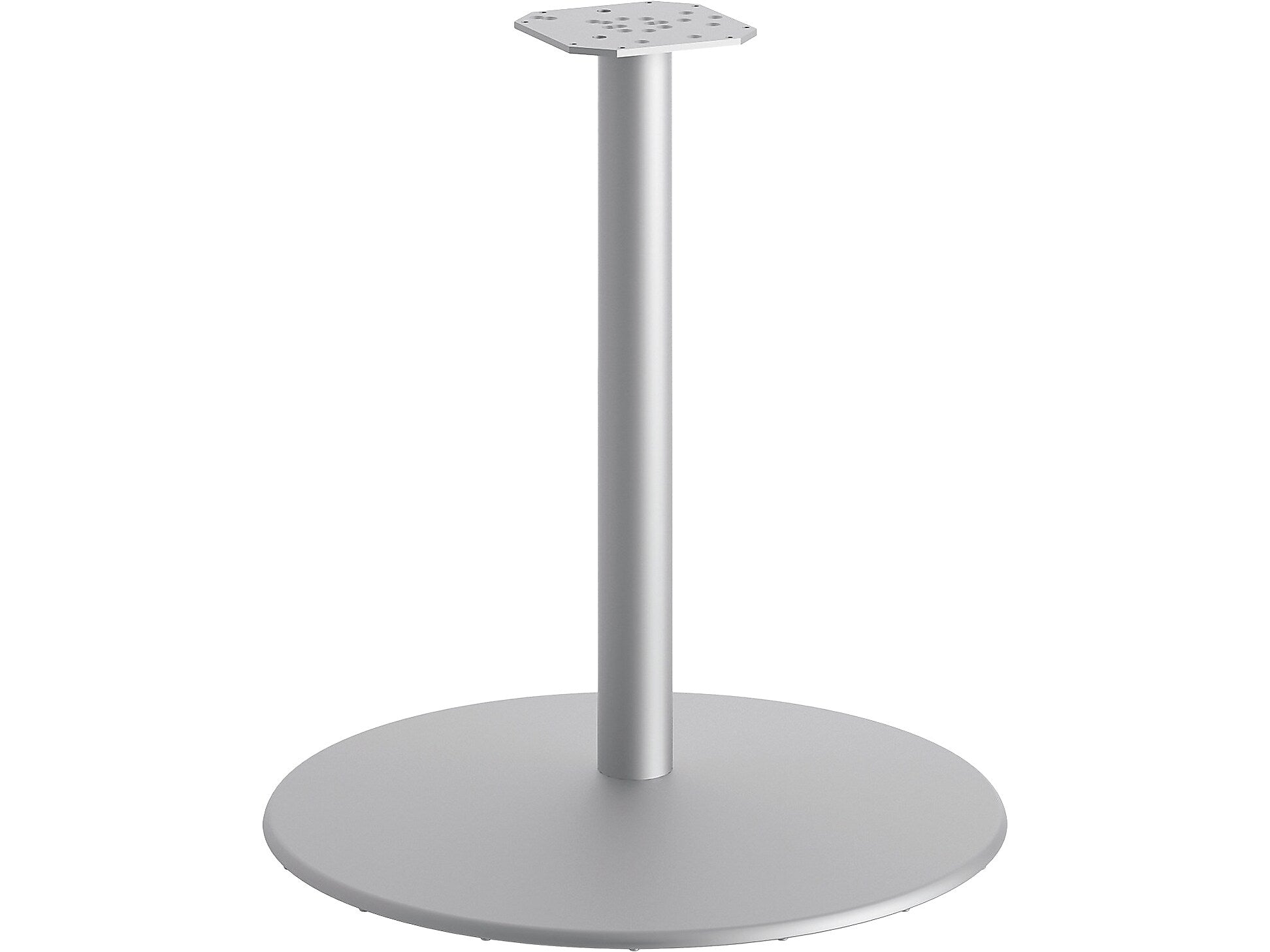 HON Between 27.79" Aluminum Round Table Base, Textured Silver (HONHBTTD30)