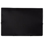 JAM Paper 13 Pocket Plastic Expanding File, Accordion Folders, Legal Size, 10 x 15, Black, 24/Pack (2163584B)