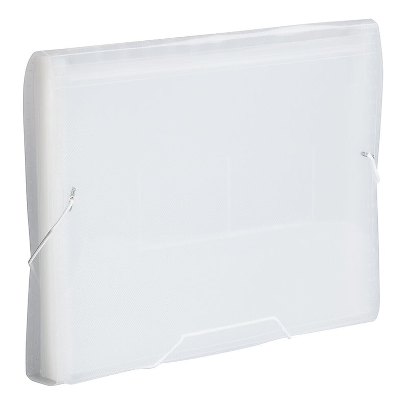 JAM Paper® 13 Pocket Plastic Expanding File, Accordion Folders, Legal Size, 10 x 15, Clear, Sold Individually (2167014)