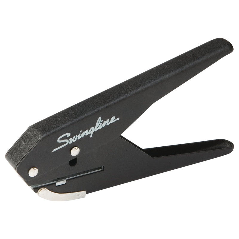 Swingline Low Force Handheld Hole Punch, 20 Sheet Capacity, Black (74017)
