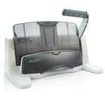 Swingline LightTouch Desktop Adjustable Hole Punch, 40 Sheet Capacity, Gray (74357)
