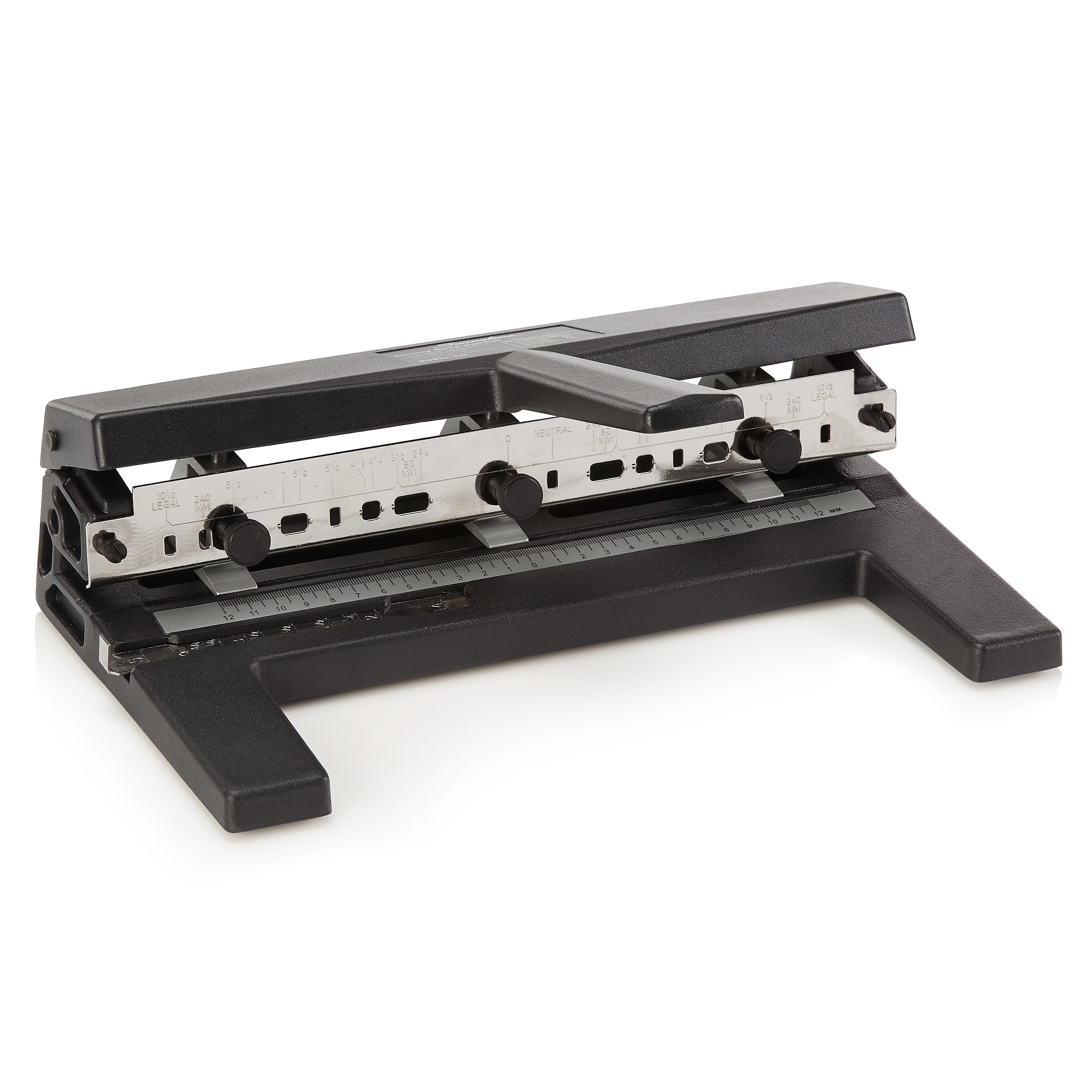 Swingline Heavy Duty Desktop Adjustable Hole Punch, 40 Sheet Capacity, Black (74440)