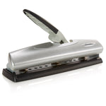 Swingline LightTouch Desktop Adjustable Hole Punch, 20 Sheet Capacity, Black/Silver (74030)