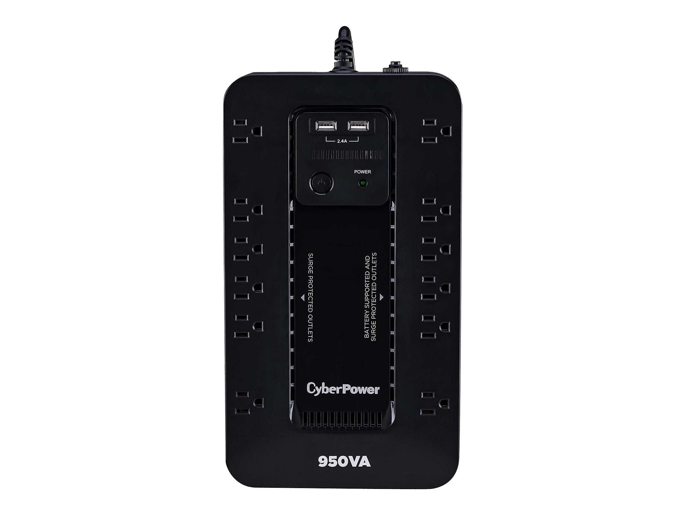CyberPower 950VA 12-Outlet Battery Backup UPS System, Black (SX950U)