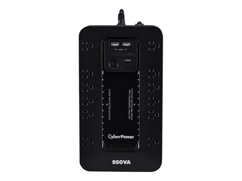 CyberPower 950VA 12-Outlet Battery Backup UPS System, Black (SX950U)