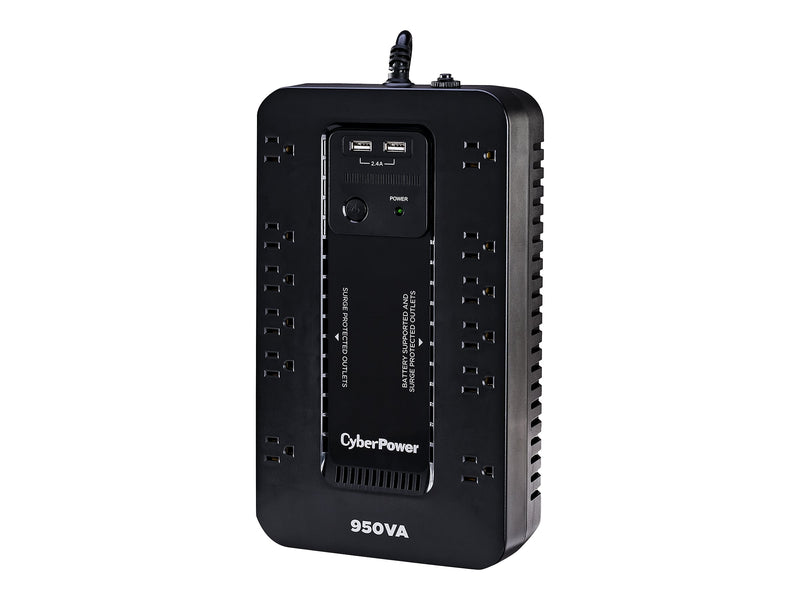 CyberPower 950VA 12-Outlet Battery Backup UPS System, Black (SX950U)