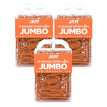 JAM Paper Jumbo Paper Clips, Orange, 3/Pack (42186871B)
