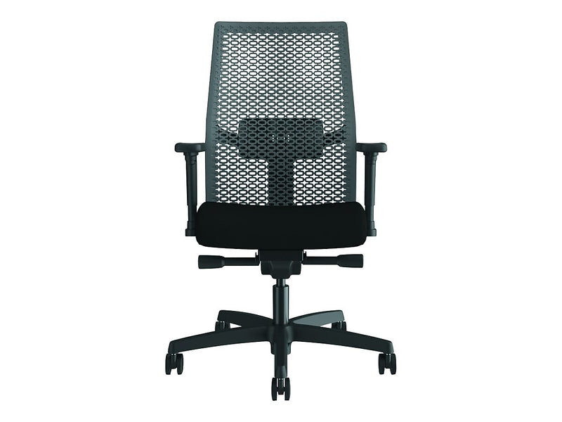 HON Ignition 2.0 Mesh Back Vinyl Task Chair, Black (HIWMRAK2A0SU10B)