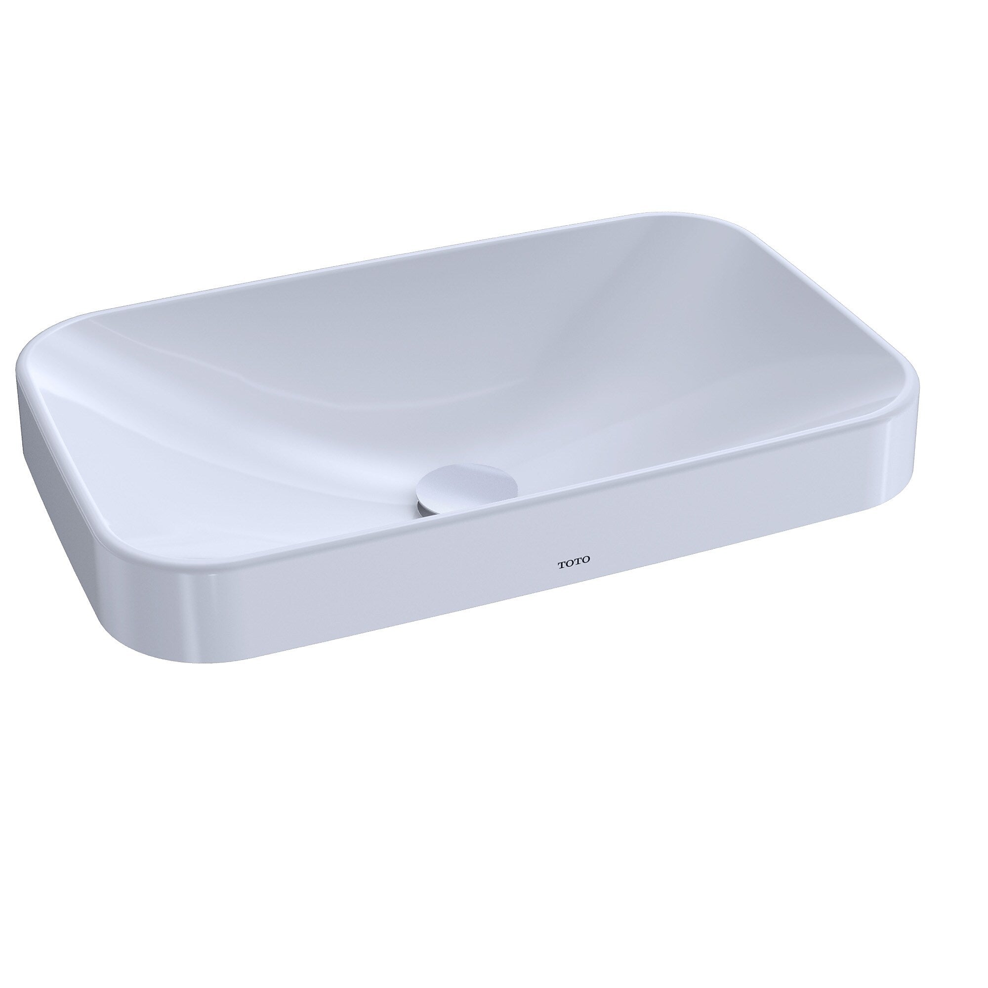 Toto Arvina Vessel Vitreous China Bathroom Sink, Cotton White (LT426G#01)
