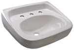 Zurn Wall Hung Lavatory Sink, White (Z5348)