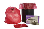 AbilityOne Isolation Bags, 37 X 50 RED LLDPE