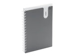 Poppin Pocket Notebook, 8.5" x 6", College Ruled, 80 Sheets, Dark Gray (104436)