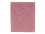 Poppin Velvet 1-Subject Professional Notebooks, 8.25" x 10.25", College Ruled, 40 Sheets, Pink (106158)