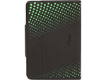 M-Edge U7-SK-MF-BL Sneak Faux Leather Case for 7" Tablets, Black/Lime
