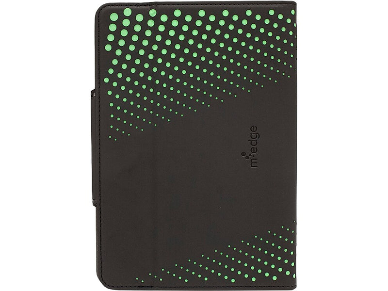 M-Edge U7-SK-MF-BL Sneak Faux Leather Case for 7" Tablets, Black/Lime