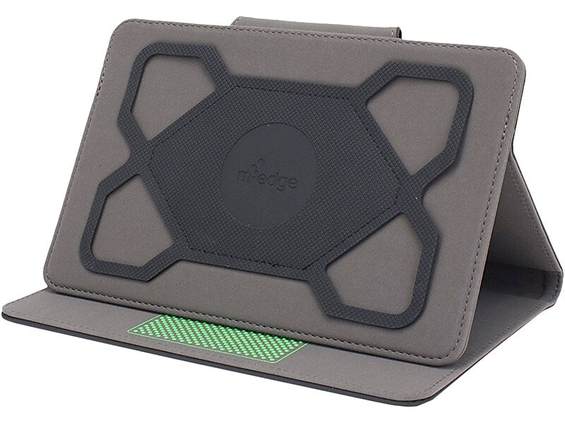 M-Edge U7-SK-MF-BL Sneak Faux Leather Case for 7" Tablets, Black/Lime