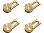 MooreCo Visionary Dry Erase Mount, Brass, 4/Set (B574V)