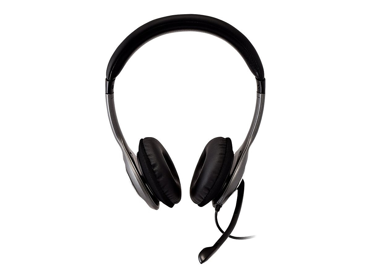 V7 Noise Canceling Stereo Headset, Over-the-Head, Gray/Black (HU521-2NP)