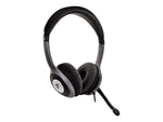 V7 Noise Canceling Stereo Headset, Over-the-Head, Gray/Black (HU521-2NP)