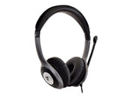 V7 Noise Canceling Stereo Headset, Over-the-Head, Gray/Black (HU521-2NP)