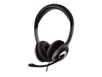 V7 Noise Canceling Stereo Headset, Over-the-Head, Gray/Black (HU521-2NP)