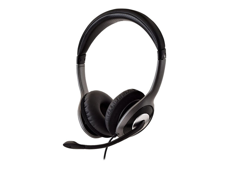 V7 Noise Canceling Stereo Headset, Over-the-Head, Gray/Black (HU521-2NP)
