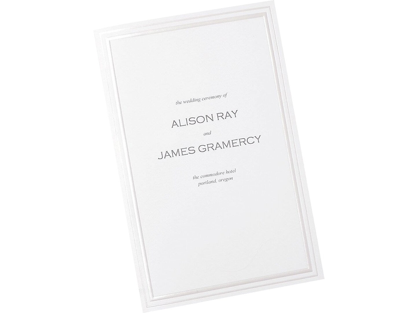 Gartner Studios Matte Blank Cards, Pearl/White, 50/Pack (61407)