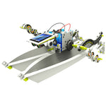 Elenco Teach Tech SolarBot.14 Solar Robot Kit, 250 Pieces, Blue/Yellow (EE-TTG615)