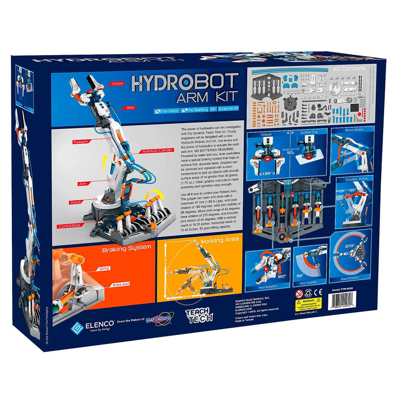 Elenco Teach Tech HydroBot Arm Kit, 230 Pieces (EE-TTR632)