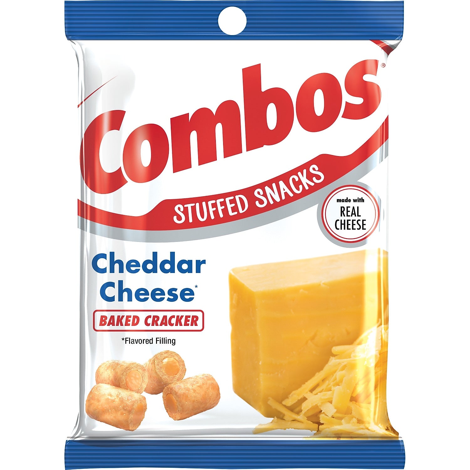 Combos Cheddar Cheese Pretzels Nuggets, 6.3 oz., 12 Bags/Box (MMM42007)