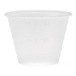 Medline Non-Sterile Graduated 1 oz., Plastic Medicine Cups, Clear, 100/Pack (DYND80000H)