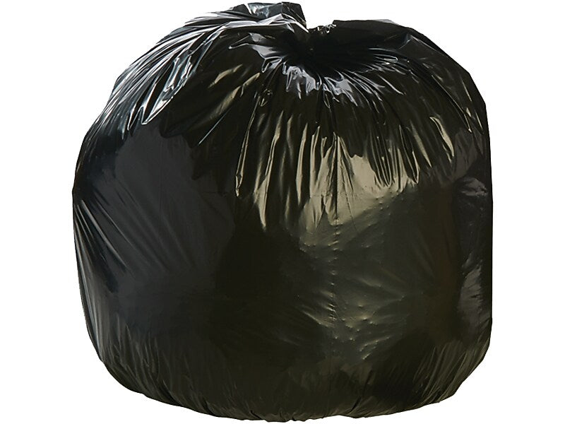 Stout 56 Gallon Industrial Trash Bag, 40" x 48", Low Density, 1.5, Brown, 100 Bags/Box (STOT4048B15)
