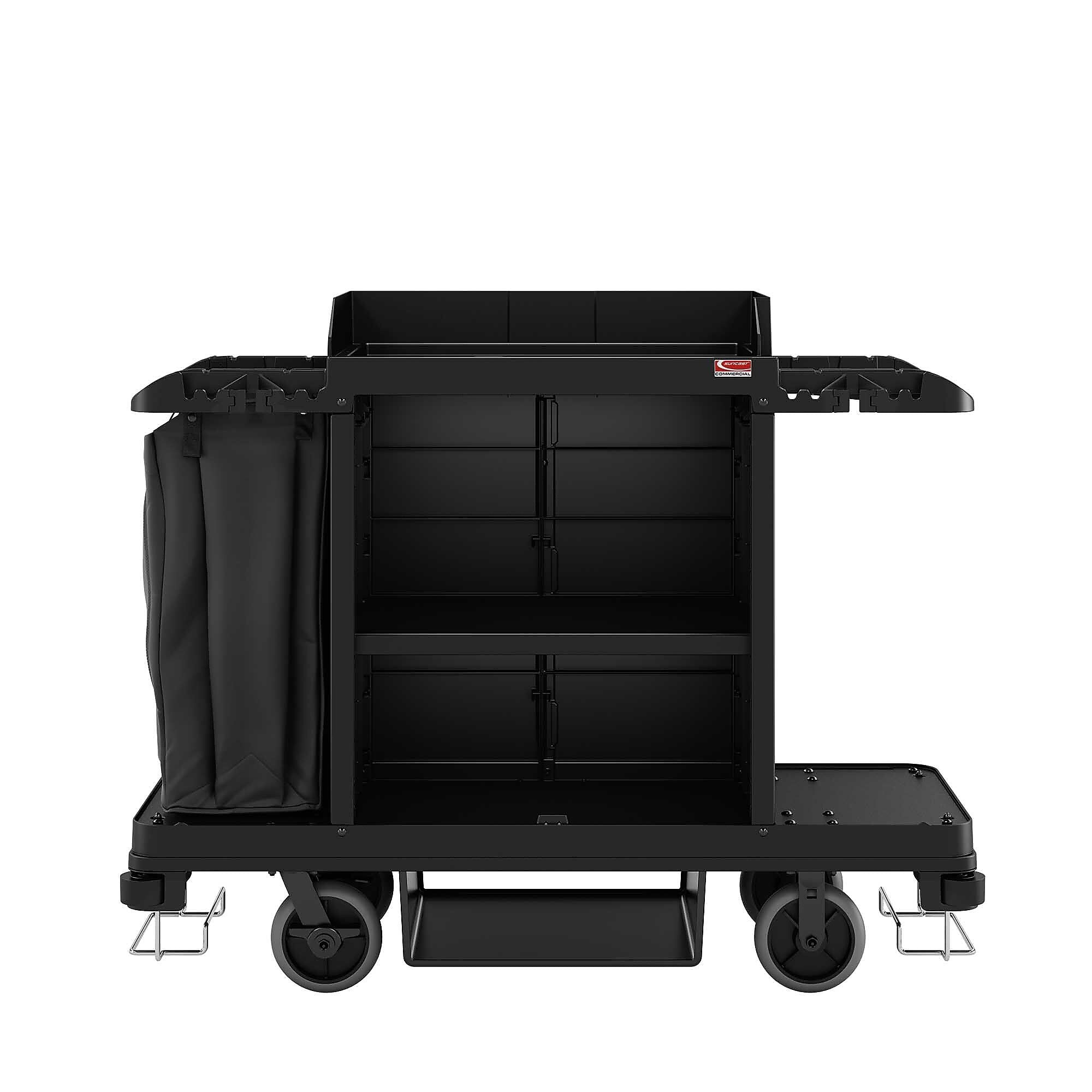 Suncast Commercial Housekeeping Cleaning Cart with Bag (HKC1000)
