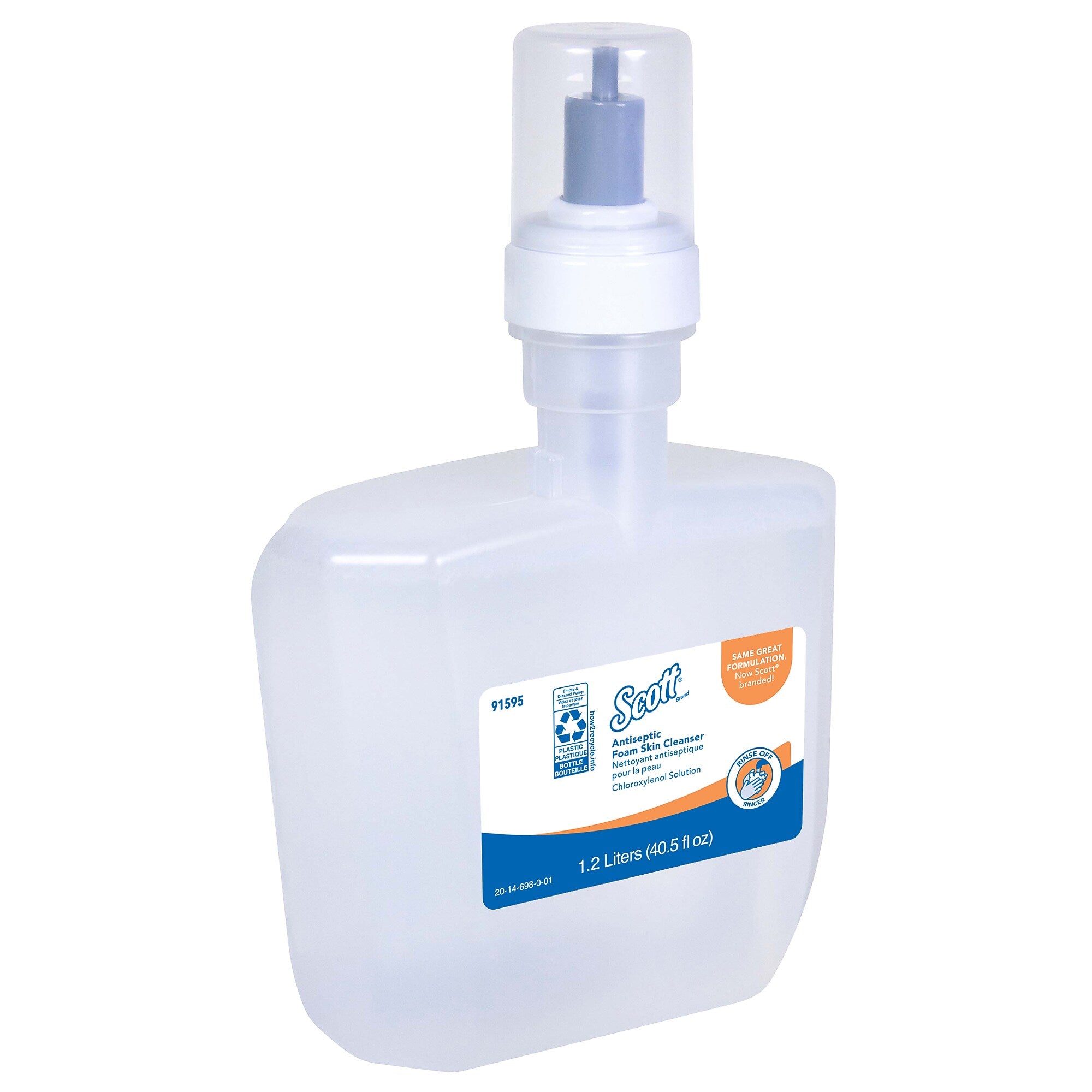 Kimberly-Clark E-2 Antiseptic Foaming Hand Soap, 1200 mL Refill (91595)