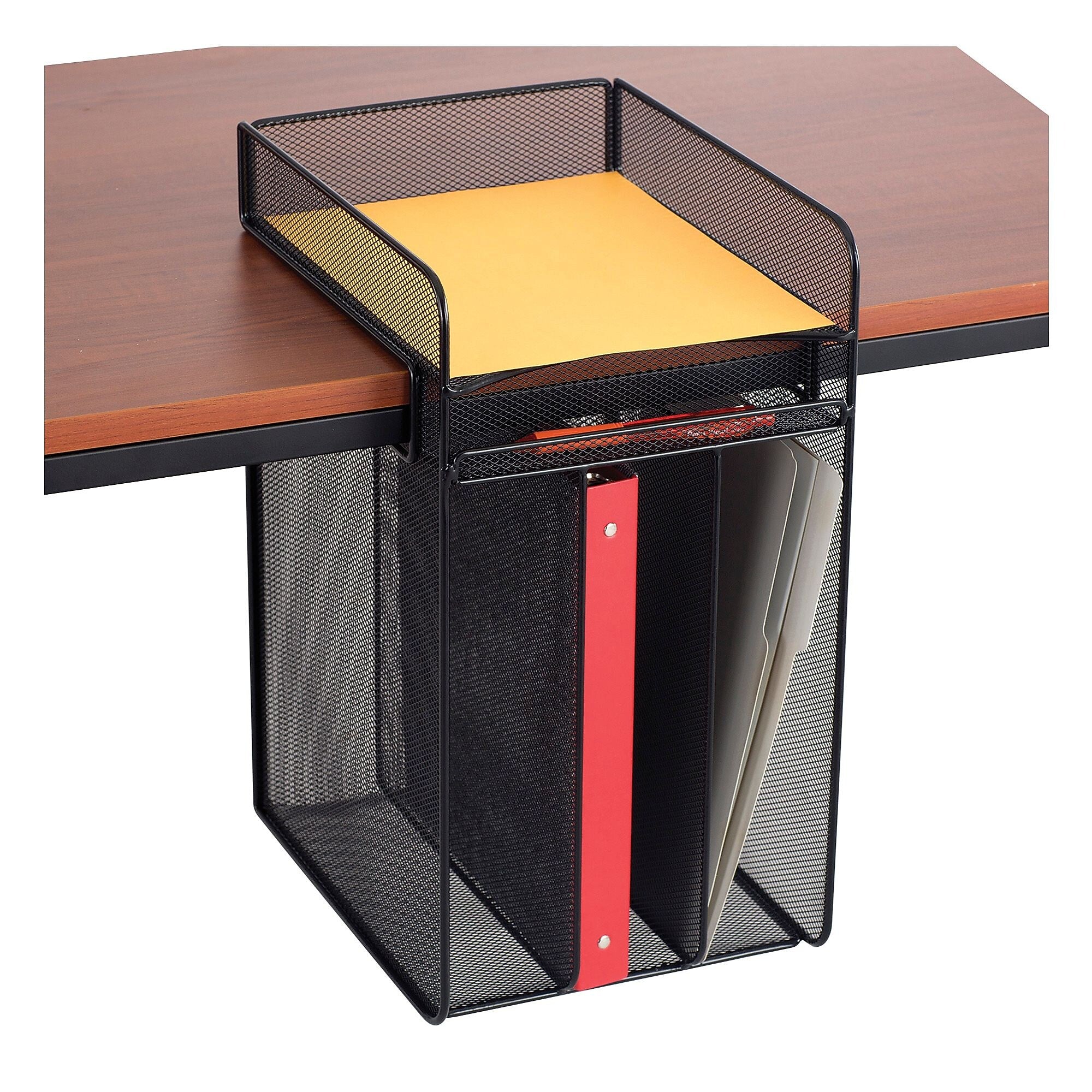 Safco Onyx Horizontal Hanging Storage, Black (3241BL)