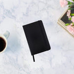 JAM Paper Pocket Notebook, 3.75" x 5.625", Narrow Ruled, 100 Sheets, Black (340526602)