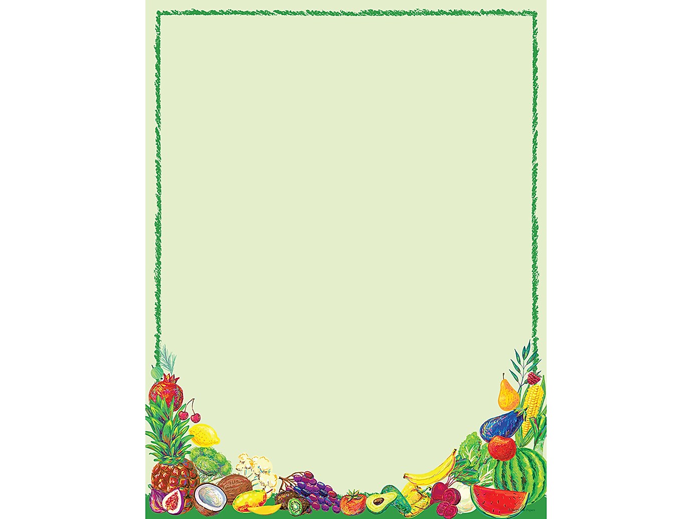 Great Papers! Healthy Eats Everyday Letterhead, Multicolor, 80/Pack (2019044)