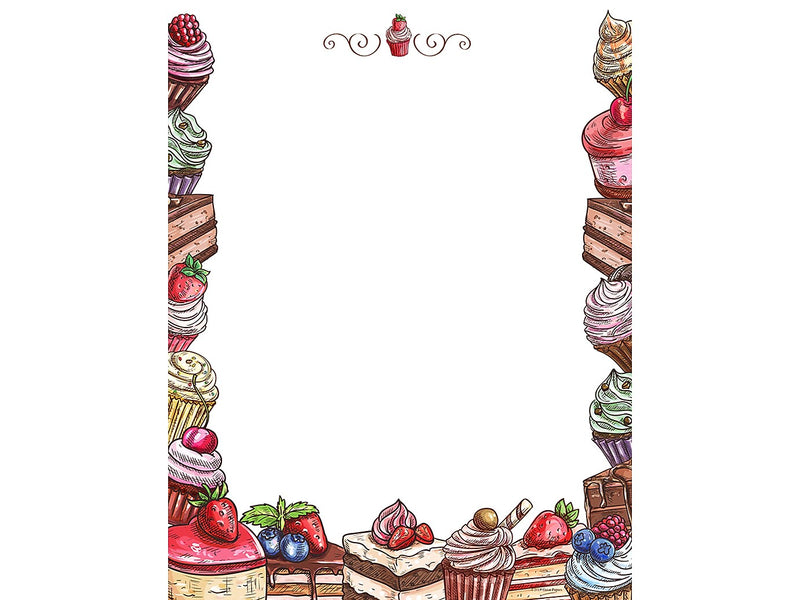 Great Papers! Indulgence Everyday Letterhead, Multicolor, 80/Pack (2019047)