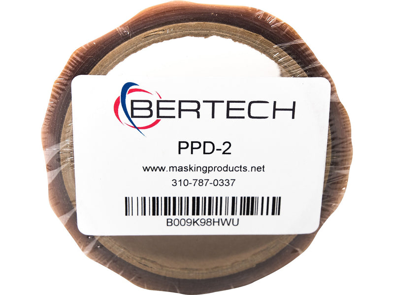 Bertech Masking Disks, 2"Dia, Amber, 250/Roll (PPD-2)