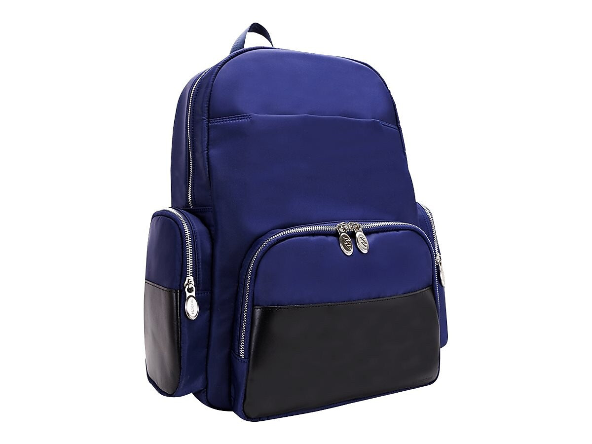 McKlein CUMBERLAND Laptop Backpack, Small, Navy (18367)