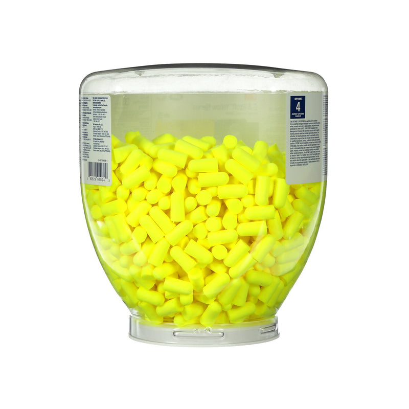 E-A-Rseft One Touch Refill Uncorded Earplugs, NRR 33 dB, Yellow, 500/Box (247-391-1004)