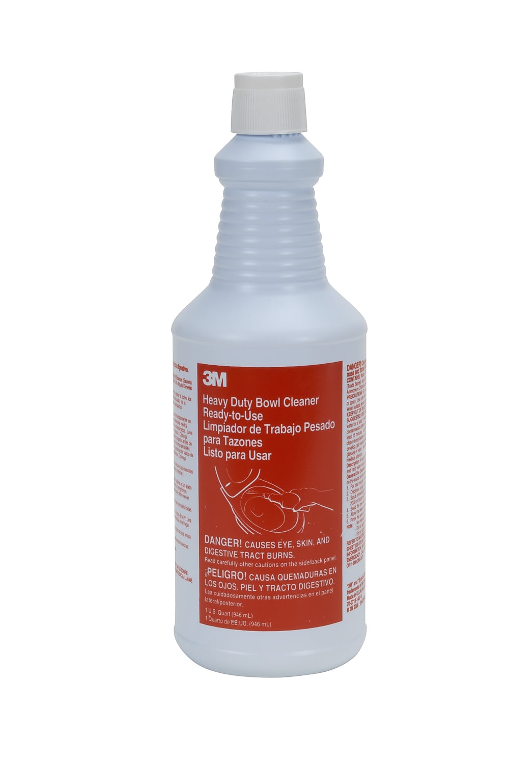 3M Restroom Heavy Duty Acid Bowl Cleaner, 12/Case (34764)