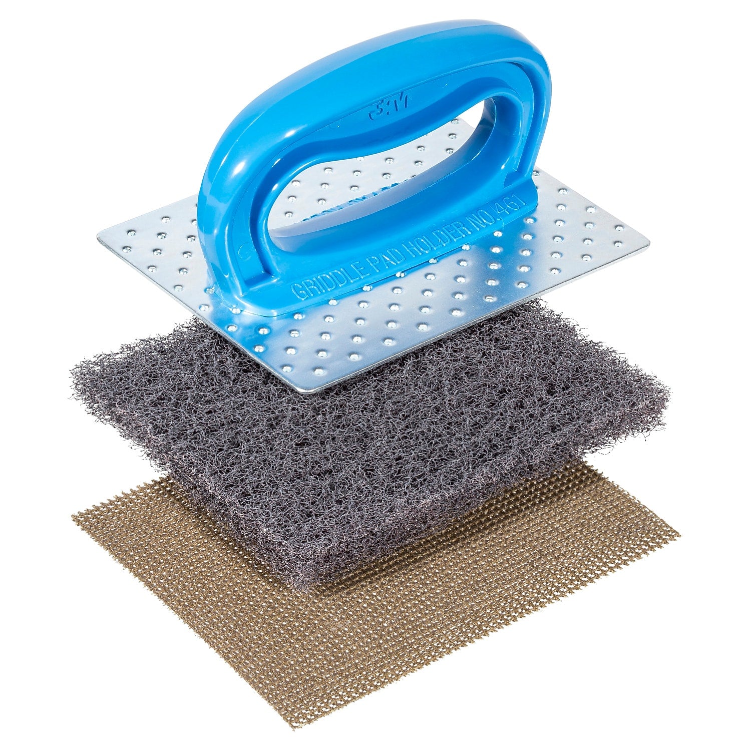 Scotch-Brite™ Griddle Polishing Pad 46, 4" x 5.25", 20/Box, 3 Box/Case (46)