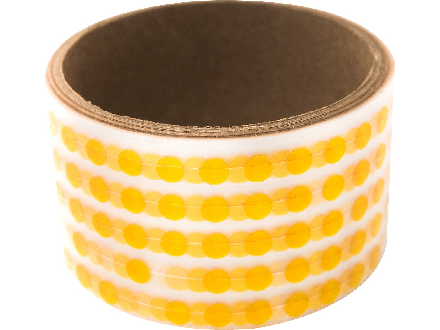 Bertech Masking Disks, 0.25"Dia, Amber, 500/Roll (PPD-1/4)