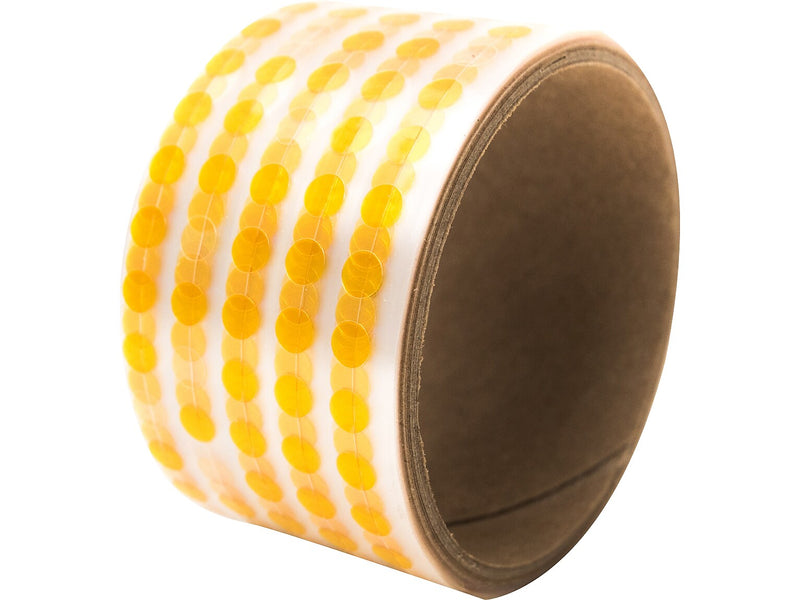 Bertech Masking Disks, 0.25"Dia, Amber, 500/Roll (PPD-1/4)