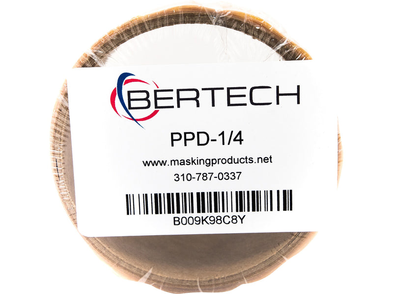 Bertech Masking Disks, 0.25"Dia, Amber, 500/Roll (PPD-1/4)