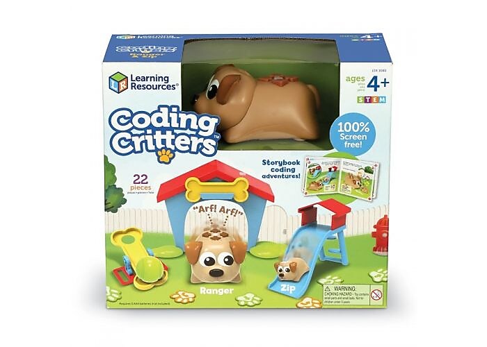 Learning Resources Coding Critters Ranger & Zip, 22 Pieces/Set (LER3080)