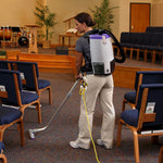 ProTeam Super Coach Pro 6 Backpack Vacuum, Gray/Purple (107308)