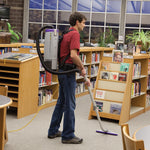 ProTeam Super Coach Pro 10 Backpack Vacuum w/Telescoping Wand, Gray/Purple (107303)