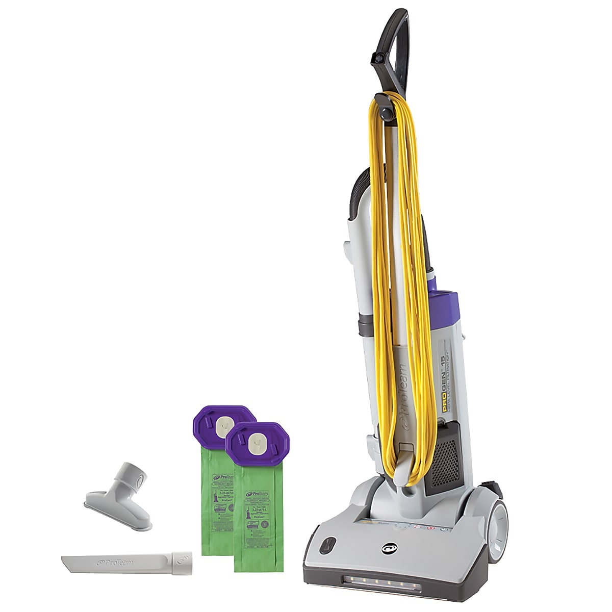 ProTeam ProGen 15 Upright Vacuum, Purple/Gray (107330)